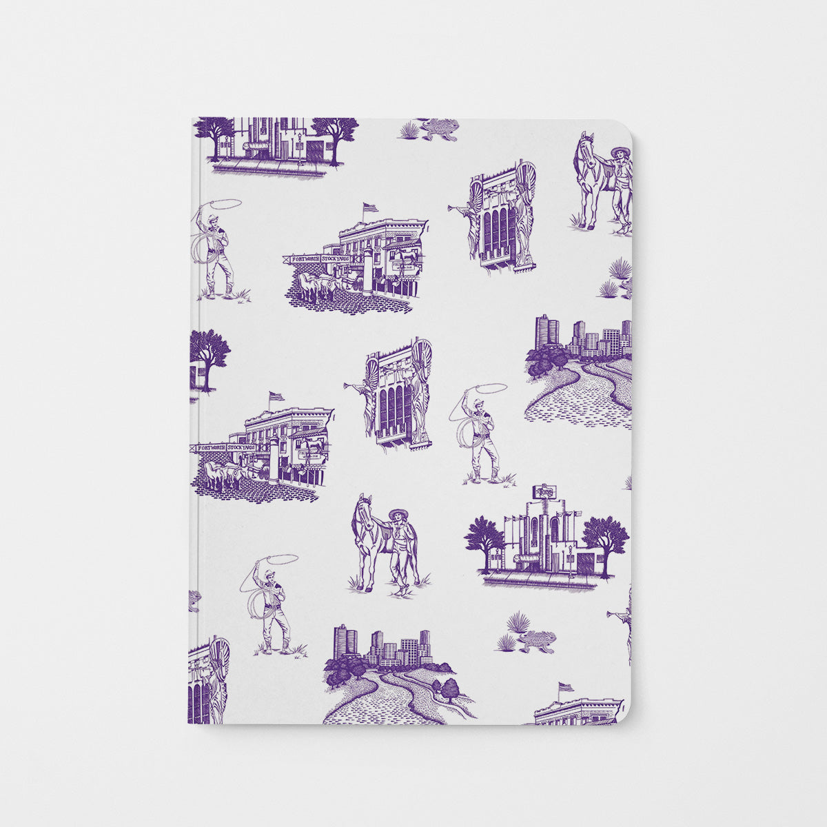 Journal Purple Fort Worth Toile Journal dombezalergii