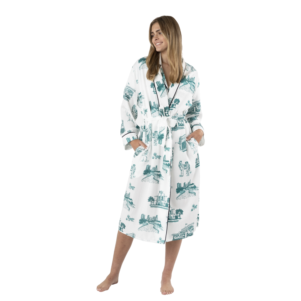 Robe S/M Fort Worth Toile Robe dombezalergii