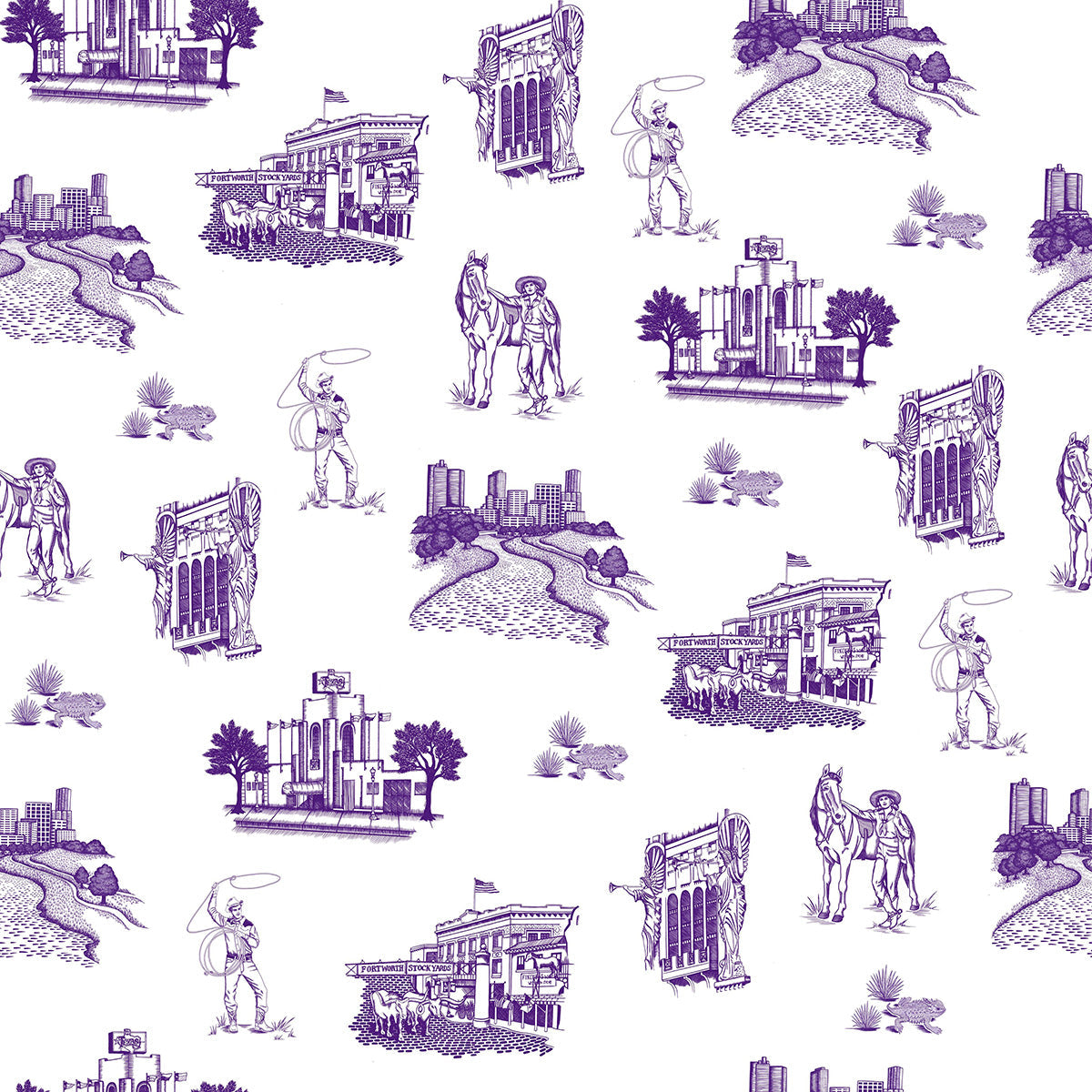 Wallpaper Purple / Sample Fort Worth Toile Wallpaper dombezalergii