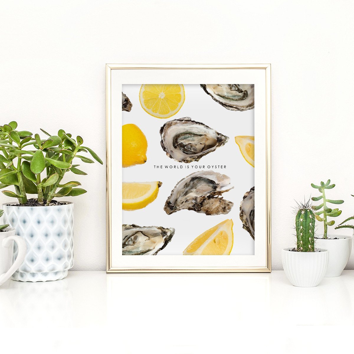 Gallery Prints 12x16 The World is Your Oyster Print dombezalergii