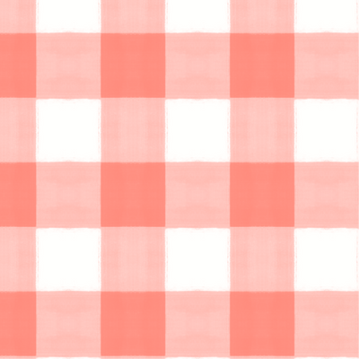 Peel & Stick Wallpaper Coral / 24"x 48" Gingham Peel & Stick Wallpaper dombezalergii