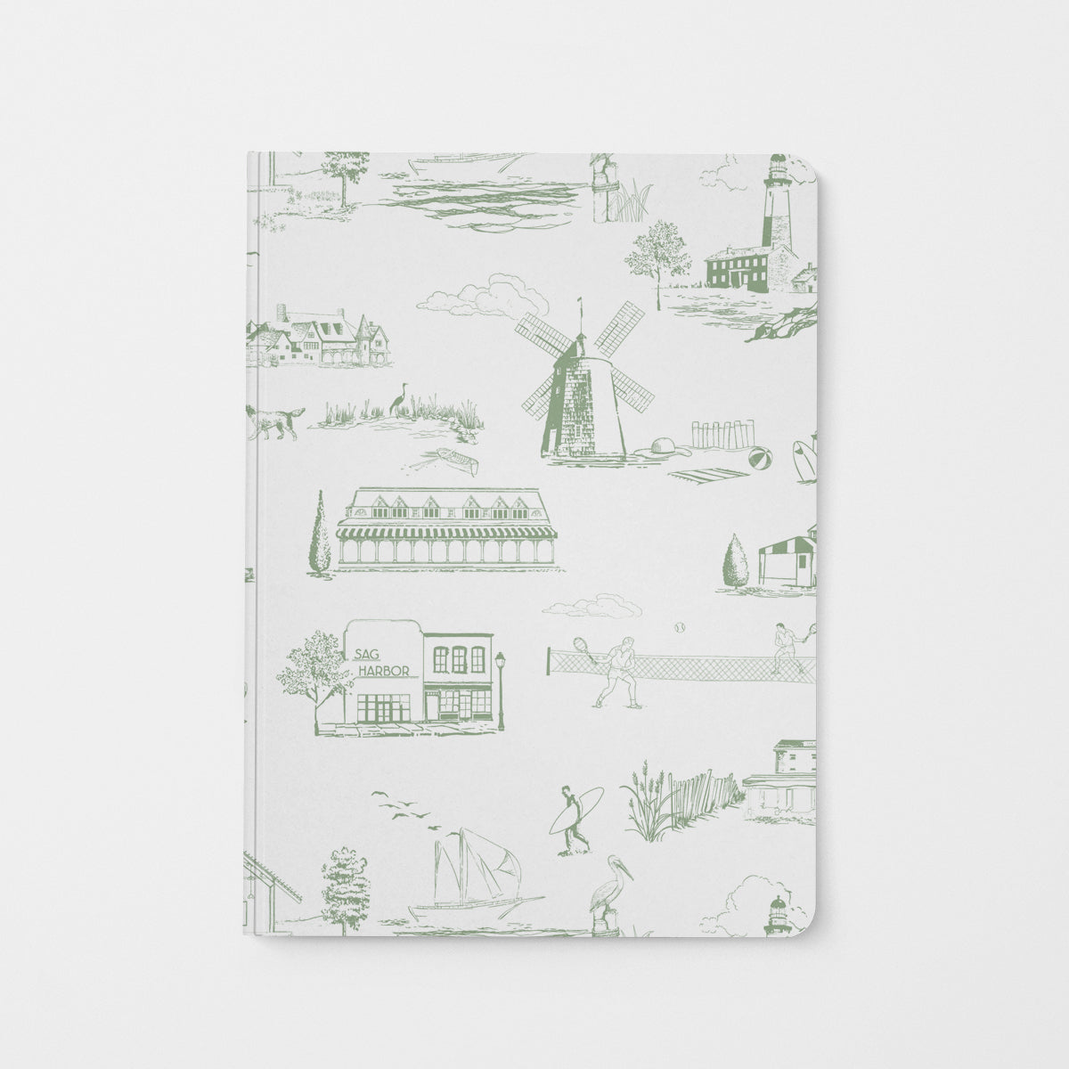 Journal Sage Hamptons Toile Journal dombezalergii