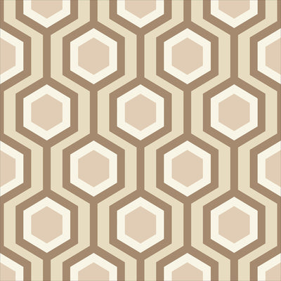 Peel & Stick Wallpaper Bone / 24"x 48" Honeycomb Peel & Stick Wallpaper dombezalergii