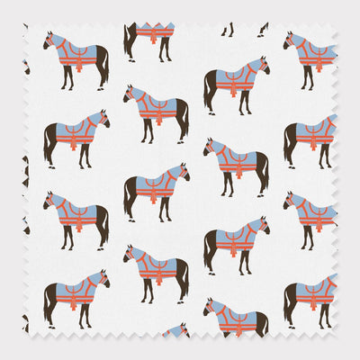 Fabric Horse & Tassel Fabric dombezalergii