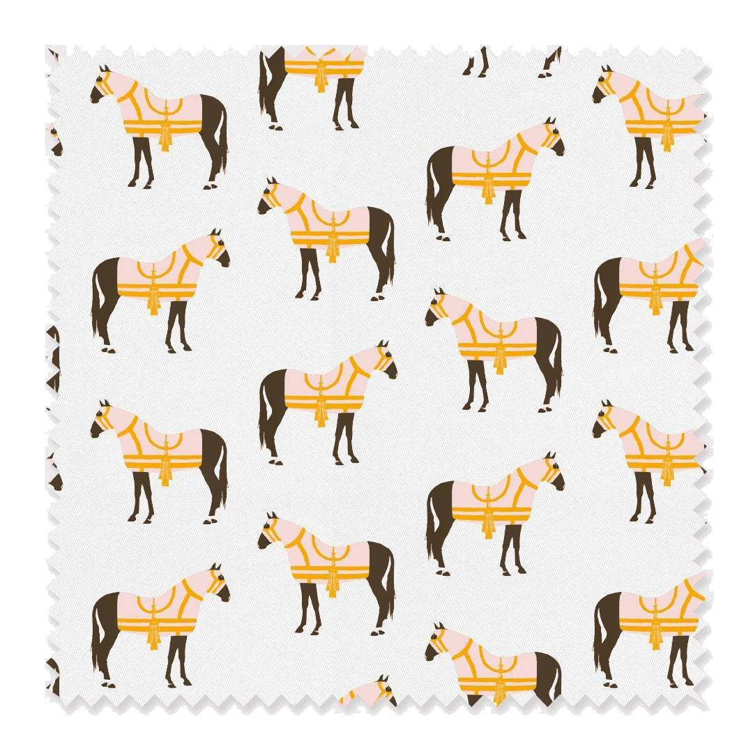 Fabric Horse & Tassel Fabric dombezalergii