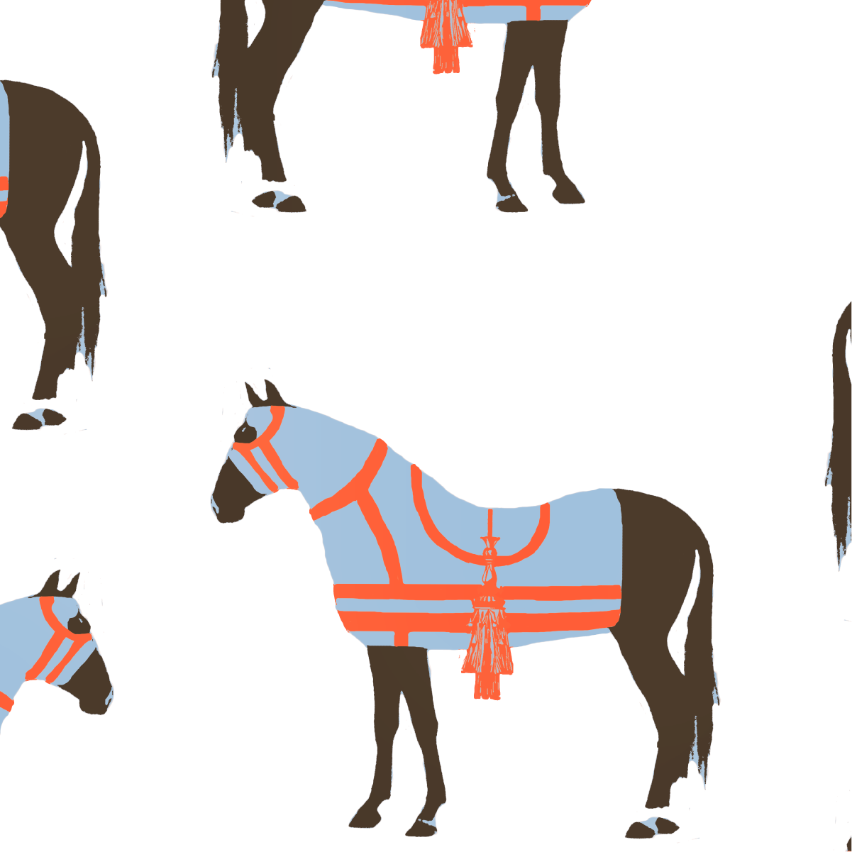 Wallpaper Horse & Tassel Wallpaper dombezalergii