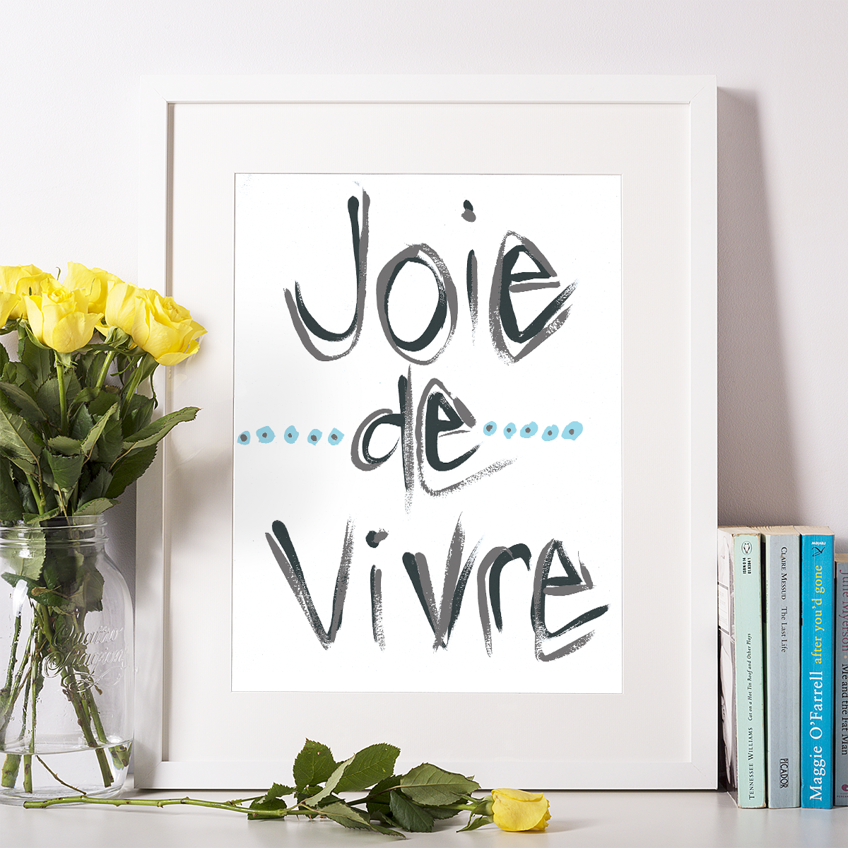 Gallery Prints 5x7 / Black Joie de Vivre Print dombezalergii