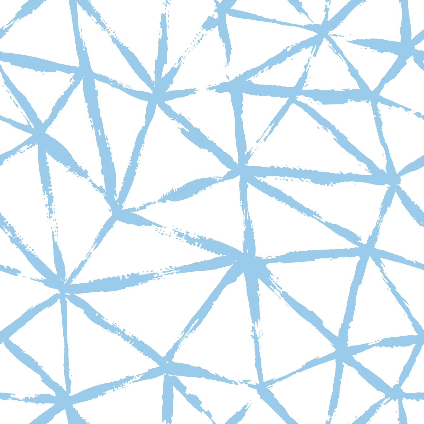 Wallpaper Double Roll / Light Blue Kaleidoscope Wallpaper dombezalergii