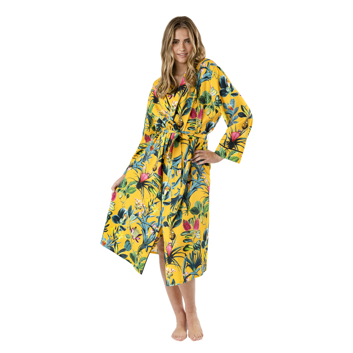 Robe Yellow / L/XL Lisse Robe dombezalergii