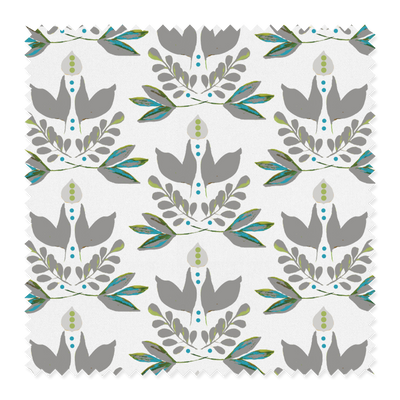 Fabric Cotton Twill / By The Yard / Grey Lotus Fabric dombezalergii