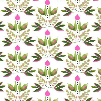 Wallpaper Double Roll / Green Lotus Wallpaper dombezalergii