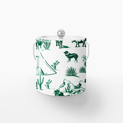 Ice Bucket Hunter / Silver Marfa Toile Ice Bucket#color_hunter dombezalergii