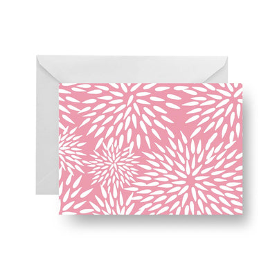 Folded Notecard Pink Mums The Word Folded Notecard dombezalergii