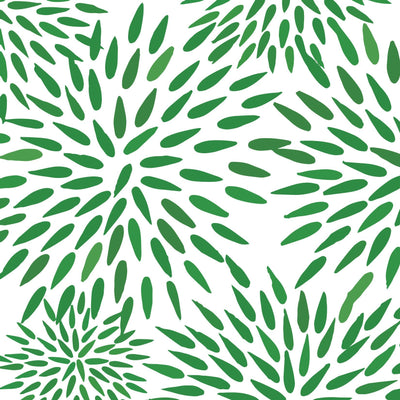 Peel & Stick Wallpaper Green / 24"x 48" Mums The Word Peel & Stick Wallpaper dombezalergii