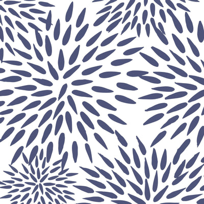 Wallpaper Double Roll / Navy Mums The Word Wallpaper