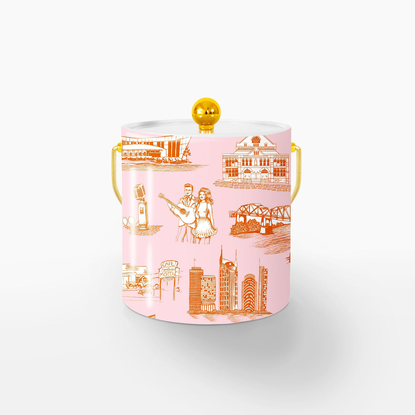 Nashville Toile Ice Bucket dombezalergii