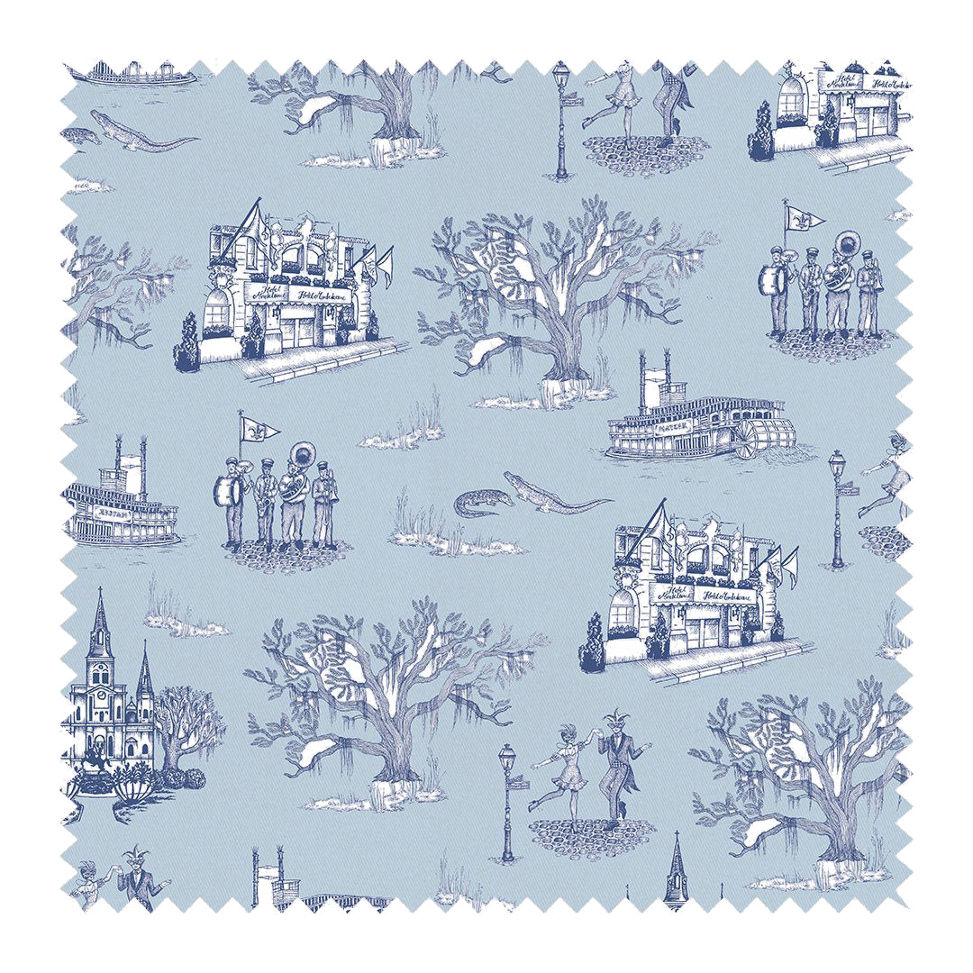 Fabric New Orleans Toile Fabric dombezalergii