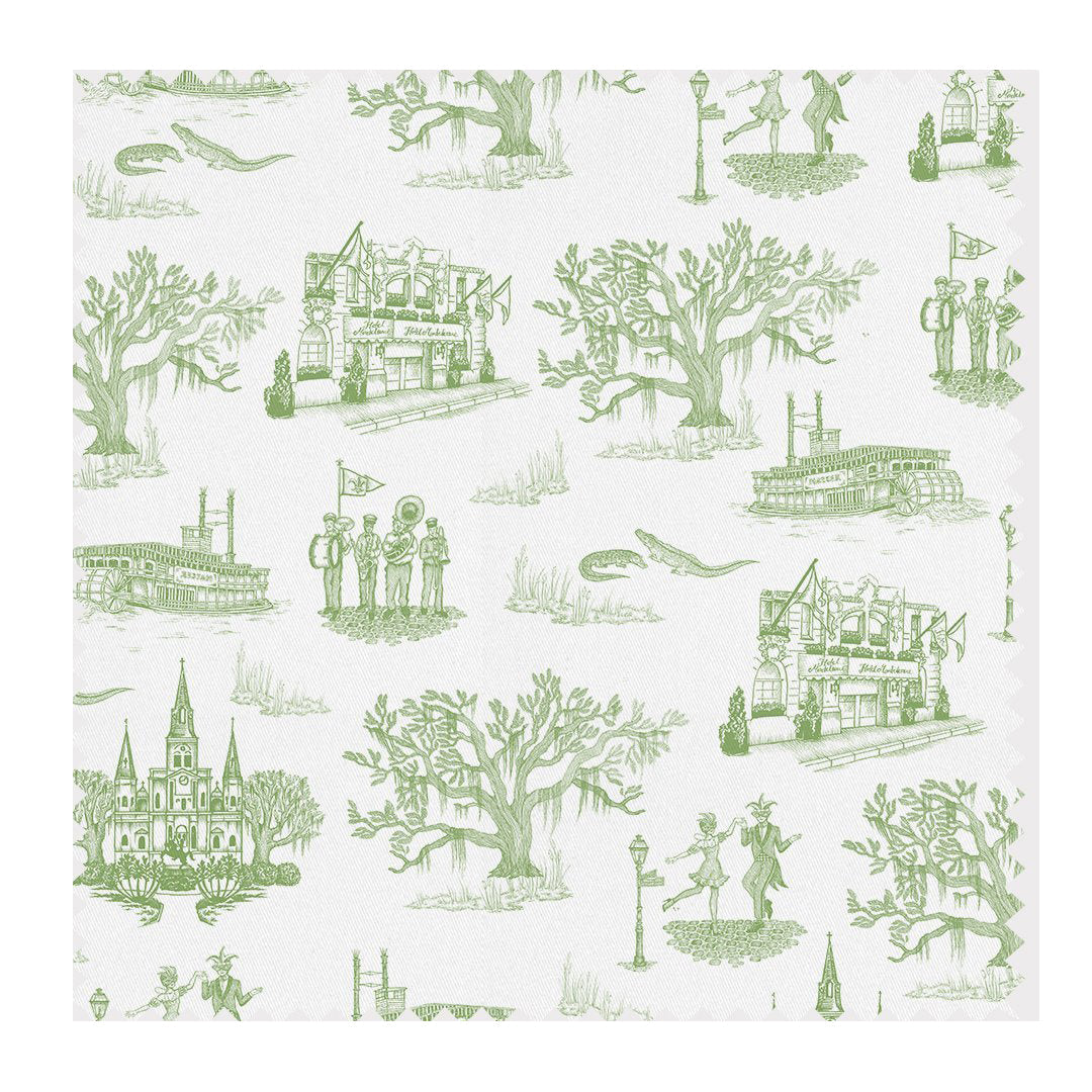 Fabric New Orleans Toile Fabric dombezalergii