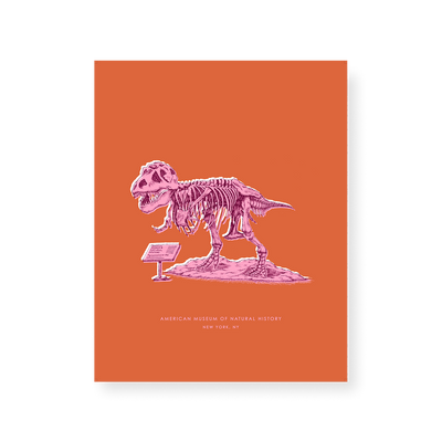 Gallery Print New York Dinosaur Print dombezalergii