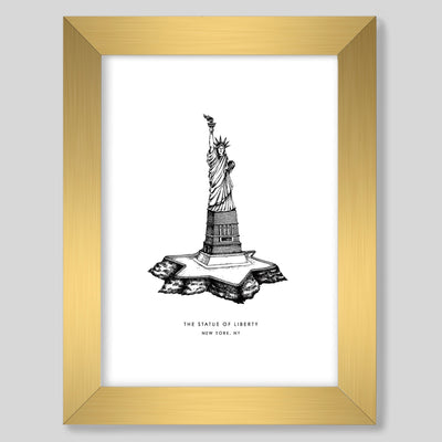 New York Statue of Liberty Print dombezalergii