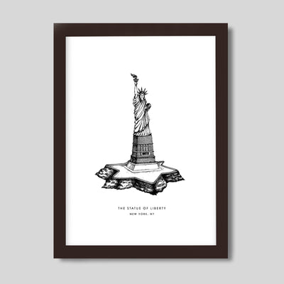 New York Statue of Liberty Print dombezalergii