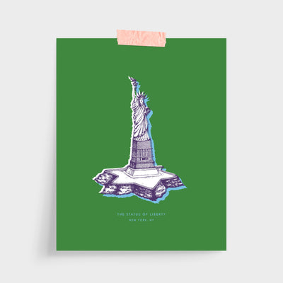 New York Statue of Liberty Print dombezalergii