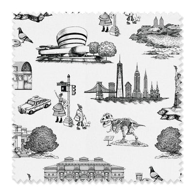 Fabric New York Toile Fabric dombezalergii