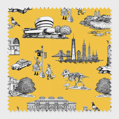 New York Toile Fabric dombezalergii