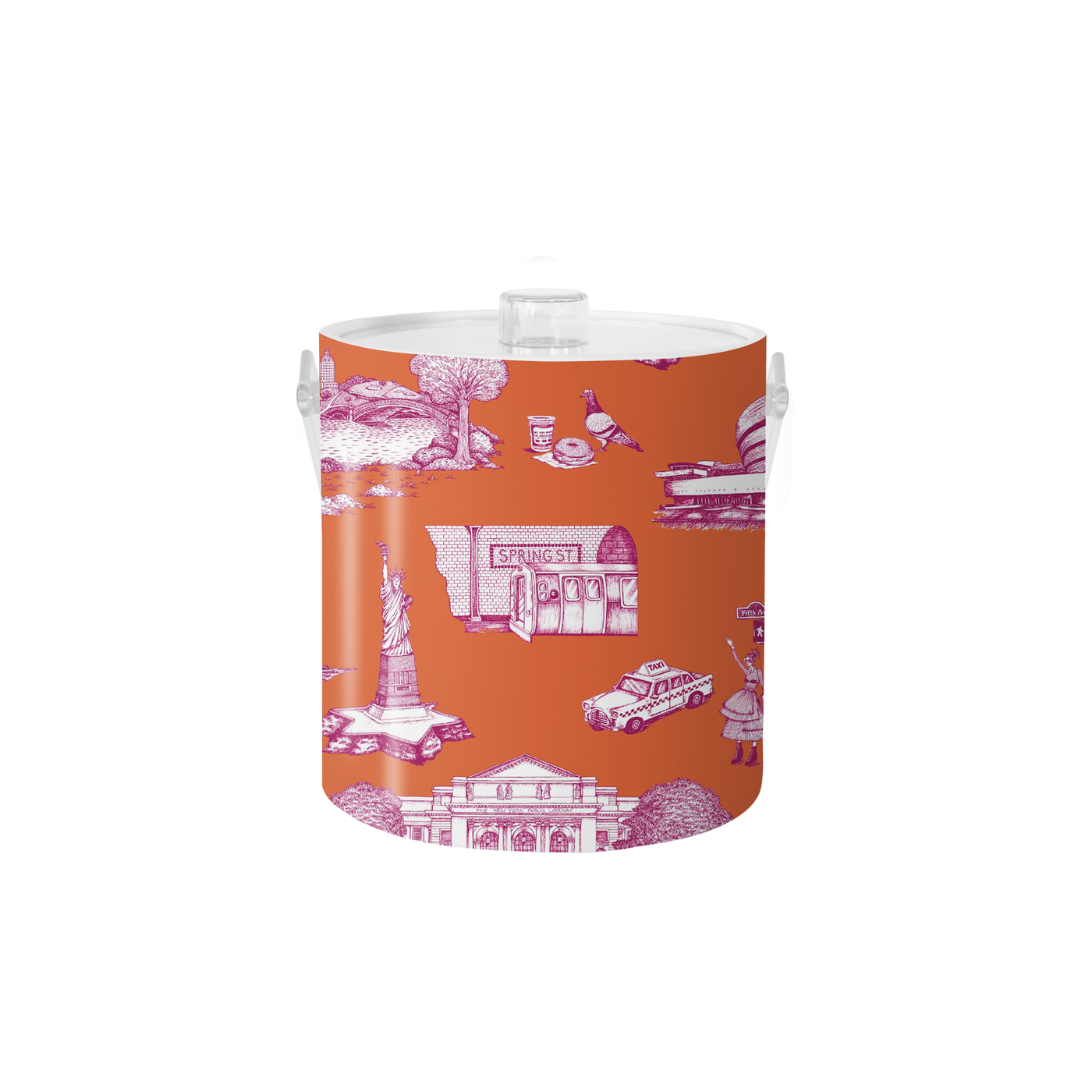 Ice Bucket New York Toile Ice Bucket dombezalergii