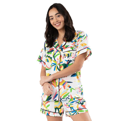 Pajama Set Otomi  Pajama Shorts Set dombezalergii