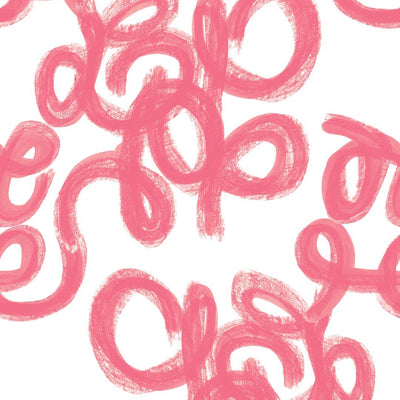 Wallpaper 1 set = 1 Right & 1 Left Double Roll / Pink Penelope Wallpaper dombezalergii