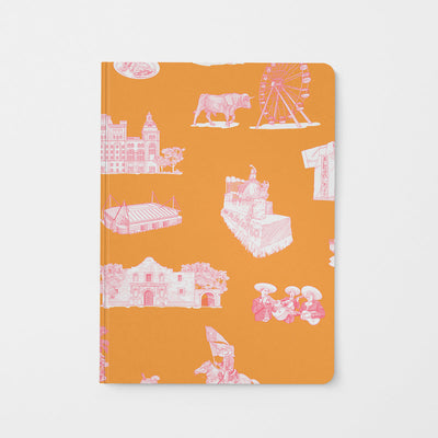 Journal Orange Pink San Antonio Toile Journal dombezalergii