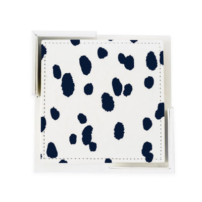 Coaster Set Black Seeing Spots Coaster Set dombezalergii