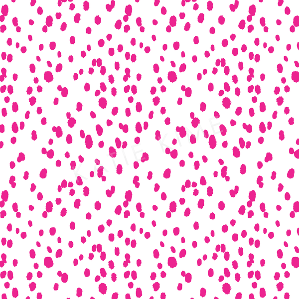 Peel & Stick Wallpaper Pink / 24"x 48" Seeing Spots Peel & Stick Wallpaper dombezalergii