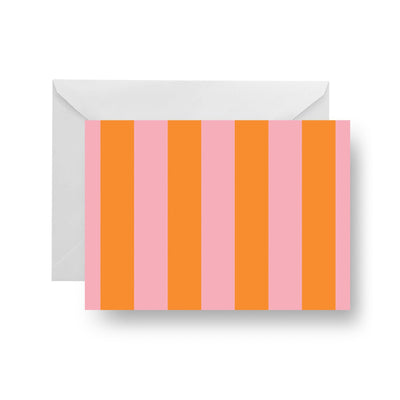Folded Notecard Stripes Folded Notecard dombezalergii