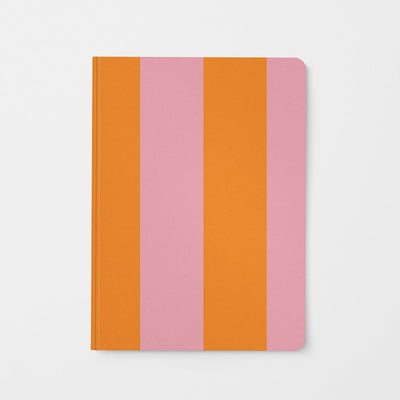 Journal Pink Orange Stripes Journal dombezalergii