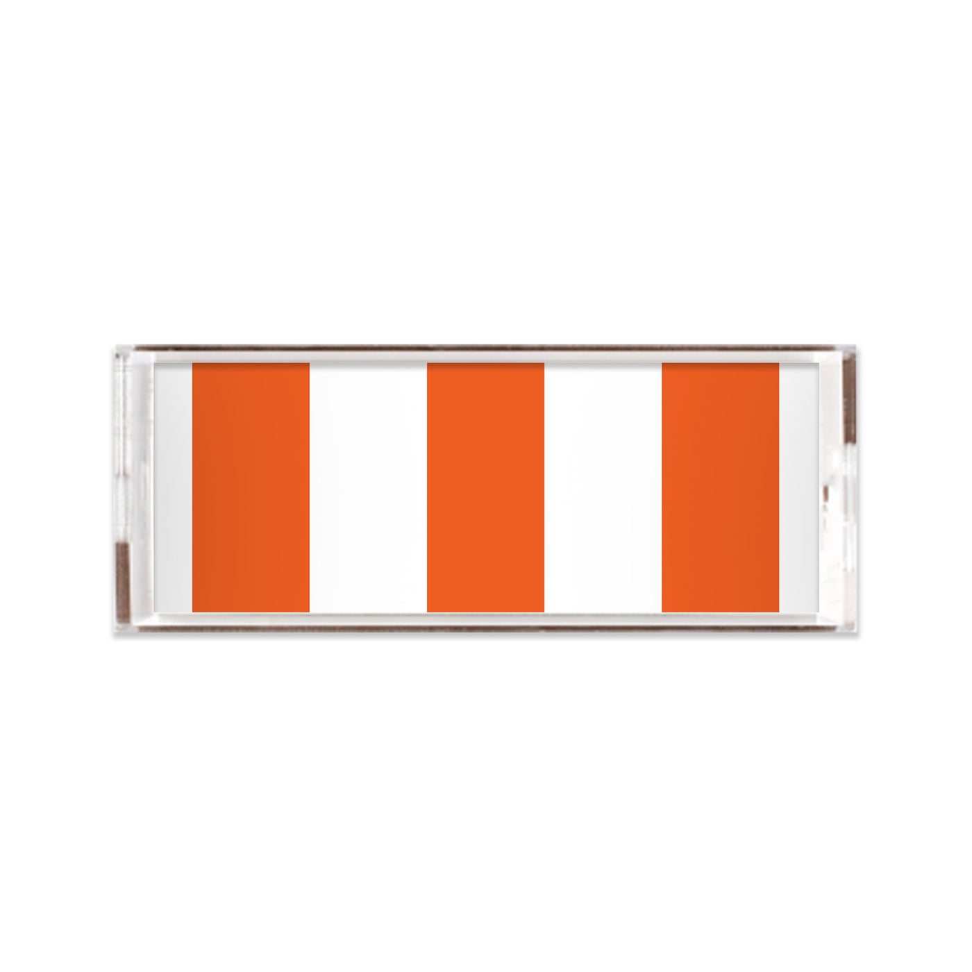 Lucite Trays Orange / 11x4 Stripes Lucite Tray dombezalergii