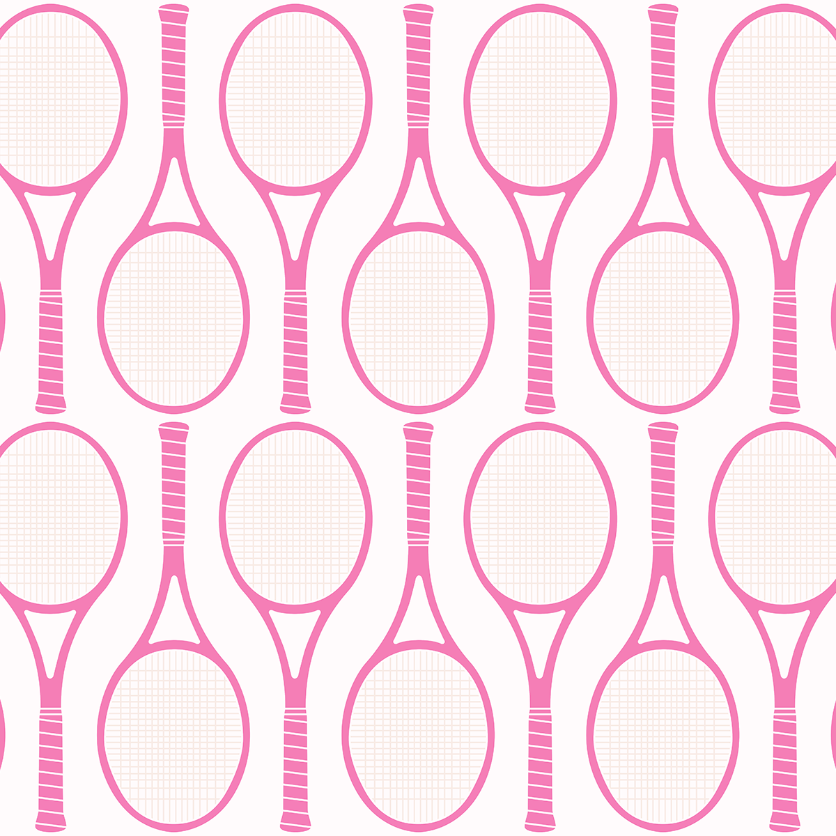 Wallpaper Double Roll / Pink Tennis Time Wallpaper dombezalergii