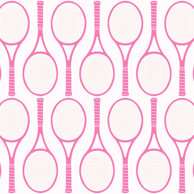 Wallpaper Double Roll / Pink Tennis Time Wallpaper dombezalergii