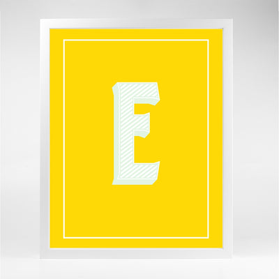 Gallery Prints E The Letter Series dombezalergii