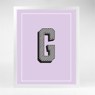 Gallery Prints G The Letter Series dombezalergii
