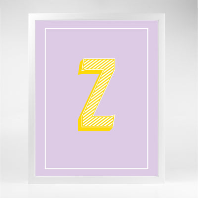 Gallery Prints Z The Letter Series dombezalergii