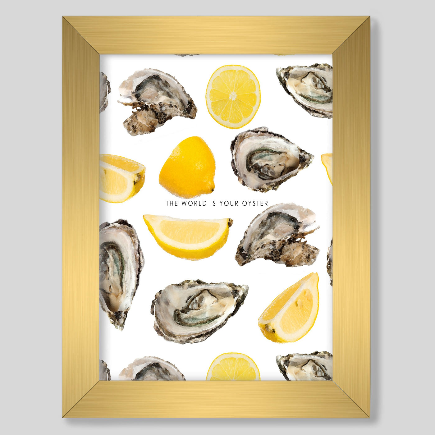 The World is Your Oyster Print dombezalergii