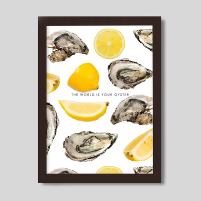 The World is Your Oyster Print dombezalergii