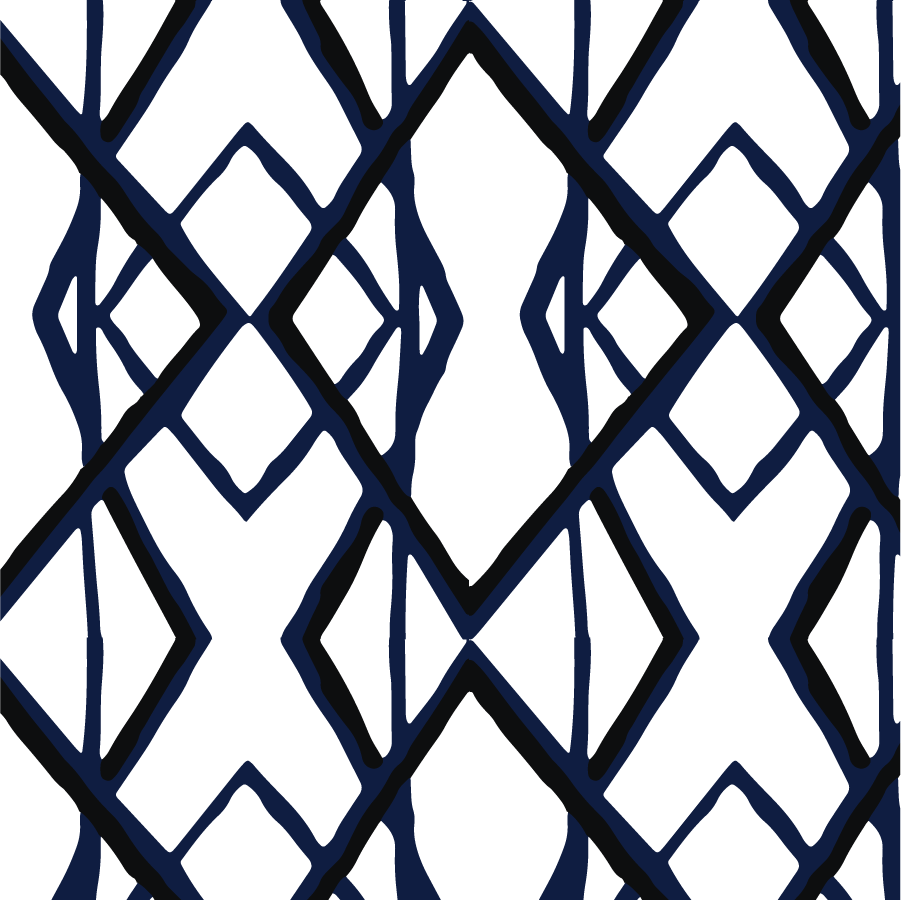 Peel & Stick Wallpaper Navy / 24"x 48" Through The Looking Glass Peel & Stick Wallpaper dombezalergii