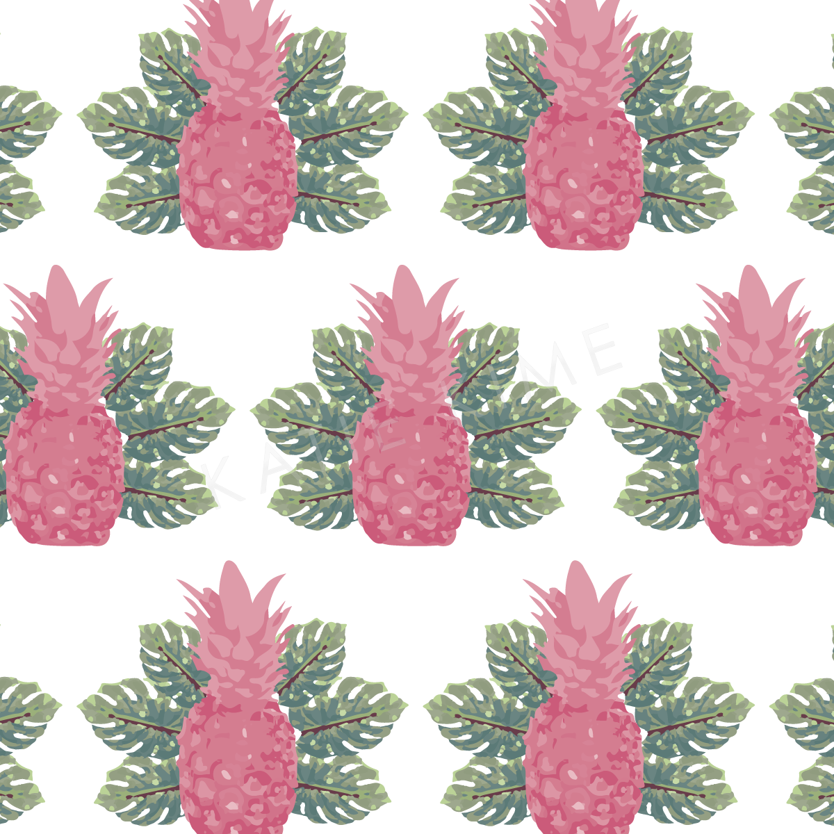 Spring Pineapples Wallpaper – Katie Kime