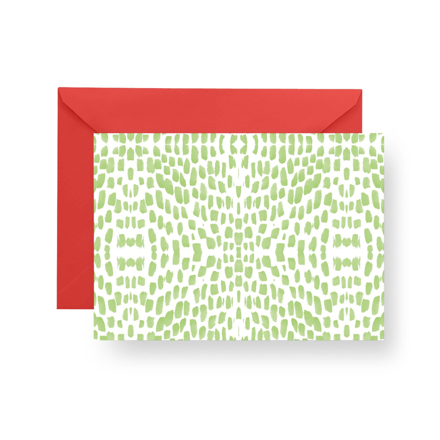 Folded Notecard Green Watermarks Folded Notecard Set dombezalergii