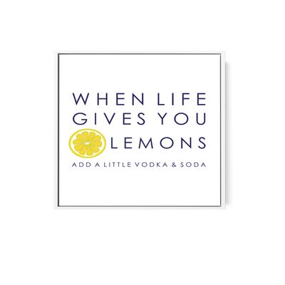 Gallery Print When Life Gives You Lemons Canvas dombezalergii