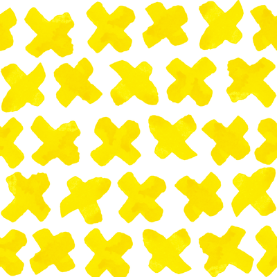 Peel & Stick Wallpaper Yellow / 24"x 48" X's Peel & Stick Wallpaper dombezalergii