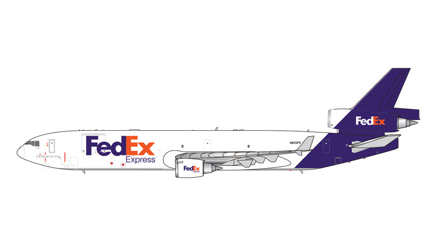 MD-11F（貨物型） FedEx フェデックス N625FE 1/200 ※金属製 [G2FDX825]